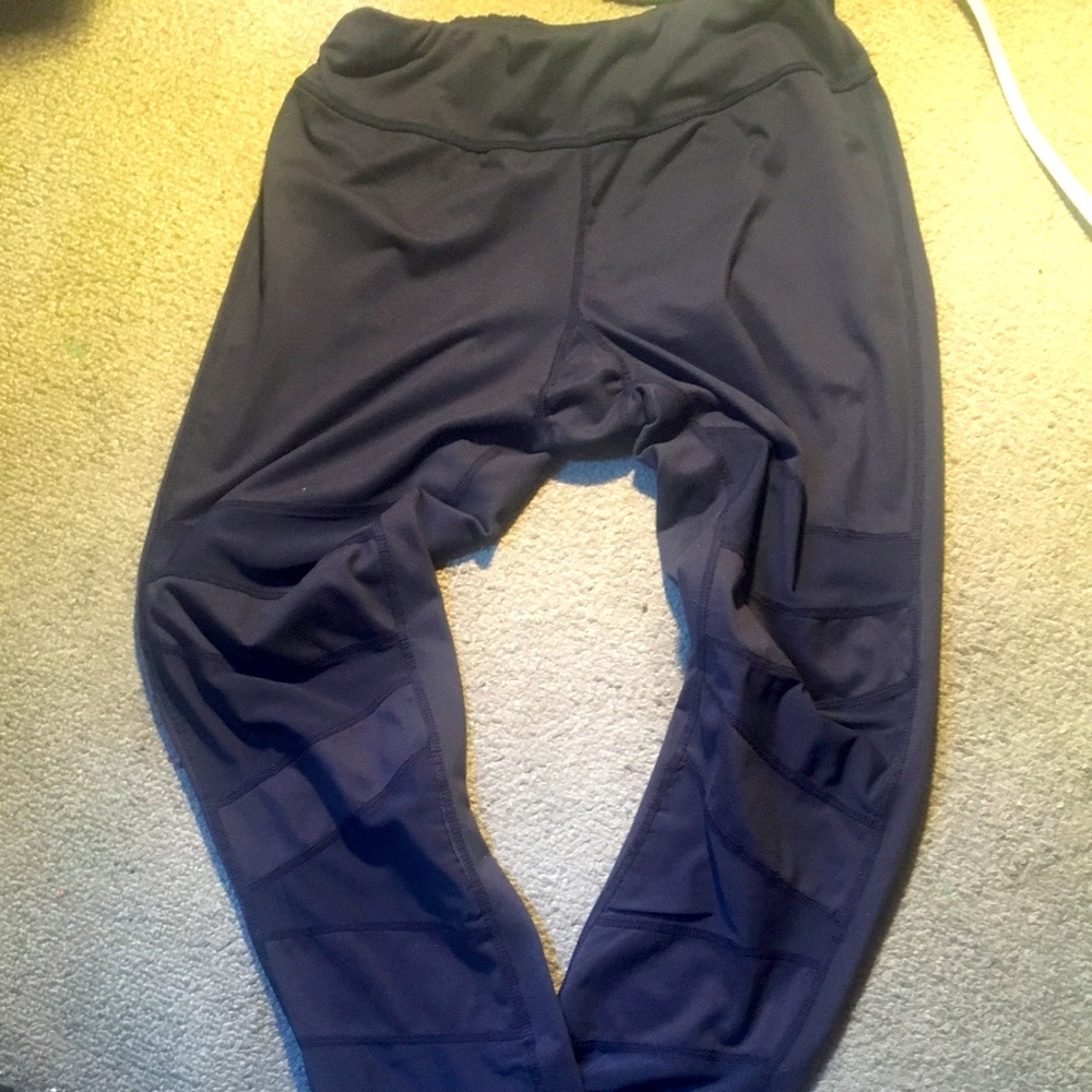 GUC mesh navy blue leggings MED